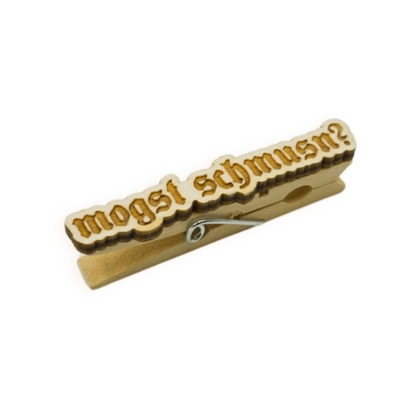 Spruch Glubbal ''mogst schmusn'' Kontur